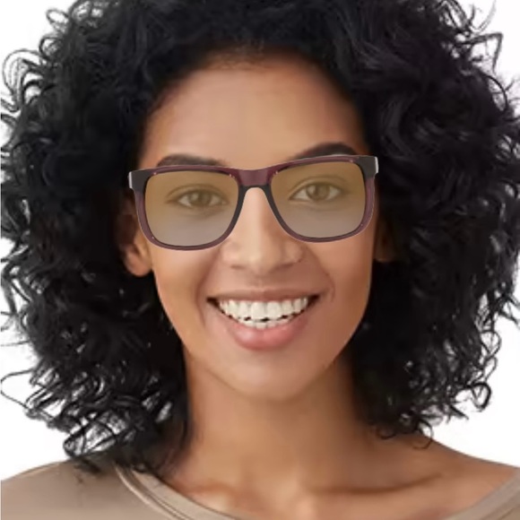 Ray-Ban JUSTIN Classic RB4165 6597/T5 54-16 Brown Clear Frame - Picture 11 of 16